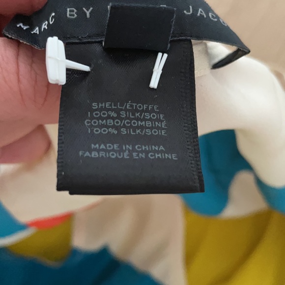 Marc Jacobs 100% silk rainbow dress (M) worn once - Picture 3 of 3